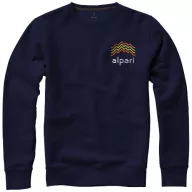   Surrey crew Sweater, Unisex, Knit of 80% Cotton and 20% Polyester, brushed on the inside, Navy, M