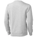 Surrey crew Sweater, Unisex, Knit of 80% Cotton and 20% Polyester, brushed on the inside, Grey melange, XL