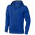 Arora hooded full zip sweater, Male, Knit of 80% Cotton and 20% Polyester, brushed on the inside, Blue, XS