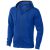 Arora hooded full zip sweater, Male, Knit of 80% Cotton and 20% Polyester, brushed on the inside, Blue, M