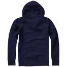 Arora hooded full zip sweater, Male, Knit of 80% Cotton and 20% Polyester, brushed on the inside, Navy, M