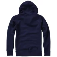   Arora hooded full zip sweater, Male, Knit of 80% Cotton and 20% Polyester, brushed on the inside, Navy, M