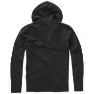   Arora hooded full zip sweater, Male, Knit of 80% Cotton and 20% Polyester, brushed on the inside, solid black, XXXL