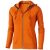 Arora hooded full zip ladies sweater, Female, Knit of 80% Cotton and 20% Polyester, brushed on the inside, Orange, M