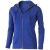 Arora hooded full zip ladies sweater, Female, Knit of 80% Cotton and 20% Polyester, brushed on the inside, Blue, M