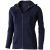 Arora hooded full zip ladies sweater, Female, Knit of 80% Cotton and 20% Polyester, brushed on the inside, Navy, XS
