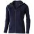 Arora hooded full zip ladies sweater, Female, Knit of 80% Cotton and 20% Polyester, brushed on the inside, Navy, M