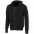 Cypress full zip hoody, Unisex, Knit of 52% Cotton and 48% Polyester, solid black, XS