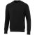 Kruger crew sweater, Unisex, Knit of 52% Cotton and 48% Polyester, solid black, XS