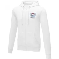   Theron men’s full zip hoodie, Male, Knit of 50% Cotton and 50% Polyester, 240 g/m2, White, Male, EVE06-38229011