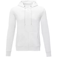   Theron men’s full zip hoodie, Male, Knit of 50% Cotton and 50% Polyester, 240 g/m2, White, Male, EVE06-38229011
