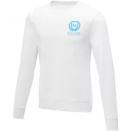   Zenon men’s crewneck sweater, Male, Knit of 50% Cotton and 50% Polyester, 240 g/m2, White, Male, EVE06-38231010