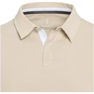   Tricou cu maneca lunga, Polo, Casual, Unisex, Elevate, 2410E19010, Bumbac, Crem oatmeal