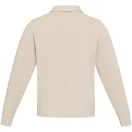   Tricou cu maneca lunga, Polo, Casual, Unisex, Elevate, 2410E19011, Bumbac, Crem oatmeal
