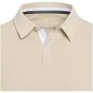 Tricou cu maneca lunga, Polo, Casual, Unisex, Elevate, 2410E19011, Bumbac, Crem oatmeal