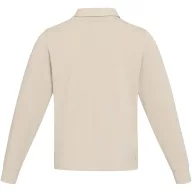   Tricou polo unisex cu maneca lunga, 2509E14541, Elevate, Bumbac, Crem