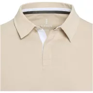   Tricou polo unisex cu maneca lunga, 2509E14541, Elevate, Bumbac, Crem