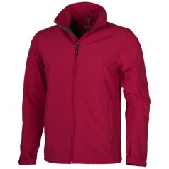   Maxson softshell jacket, Male, Mechanical stretch woven of 100% Polyester bonded to micro fleece of 100% Polyester with waterproof, breathable membrane and water-repellent finish, Red, M