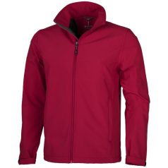   Maxson softshell jacket, Male, Mechanical stretch woven of 100% Polyester bonded to micro fleece of 100% Polyester with waterproof, breathable membrane and water-repellent finish, Red, XL