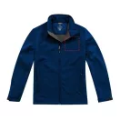 Maxson softshell jacket, Male, Mechanical stretch woven of 100% Polyester bonded to micro fleece of 100% Polyester with waterproof, breathable membrane and water-repellent finish, Navy, L