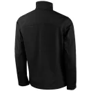 Maxson softshell jacket, Male, Mechanical stretch woven of 100% Polyester bonded to micro fleece of 100% Polyester with waterproof, breathable membrane and water-repellent finish, solid black, XS