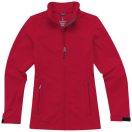 Maxson softshell ladies jacket, Female, Mechanical stretch woven of 100% Polyester bonded to micro fleece of 100% Polyester with waterproof, breathable membrane and water-repellent finish, Red, L