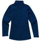 Maxson softshell ladies jacket, Female, Mechanical stretch woven of 100% Polyester bonded to micro fleece of 100% Polyester with waterproof, breathable membrane and water-repellent finish, Navy, XL