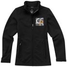Maxson softshell ladies jacket, Female, Mechanical stretch woven of 100% Polyester bonded to micro fleece of 100% Polyester with waterproof, breathable membrane and water-repellent finish, solid black, M
