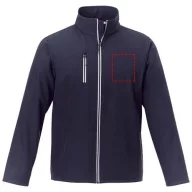   Orion men's softshell jacket, Mechanical stretch woven of 100% Polyester bonded with 100% Polyester micro fleece, Navy, XS