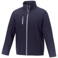   Orion men's softshell jacket, Mechanical stretch woven of 100% Polyester bonded with 100% Polyester micro fleece, Navy, S