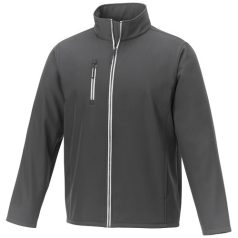   Orion men's softshell jacket, Mechanical stretch woven of 100% Polyester bonded with 100% Polyester micro fleece, Storm Grey, XS