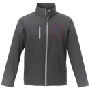 Orion men's softshell jacket, Mechanical stretch woven of 100% Polyester bonded with 100% Polyester micro fleece, Storm Grey, XS
