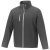 Orion men's softshell jacket, Mechanical stretch woven of 100% Polyester bonded with 100% Polyester micro fleece, Storm Grey, S