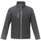 Orion men's softshell jacket, Mechanical stretch woven of 100% Polyester bonded with 100% Polyester micro fleece, Storm Grey, XL