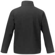   Orion men's softshell jacket, Mechanical stretch woven of 100% Polyester bonded with 100% Polyester micro fleece,  solid black, XXXL