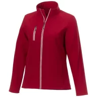   Orion women's softshell jacket, Mechanical stretch woven of 100% Polyester bonded with 100% Polyester micro fleece, Red, XS