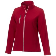   Orion women's softshell jacket, Mechanical stretch woven of 100% Polyester bonded with 100% Polyester micro fleece, Red, XS