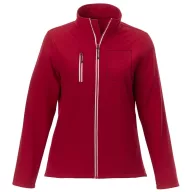   Orion women's softshell jacket, Mechanical stretch woven of 100% Polyester bonded with 100% Polyester micro fleece, Red, XS