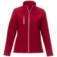   Orion women's softshell jacket, Mechanical stretch woven of 100% Polyester bonded with 100% Polyester micro fleece, Red, M