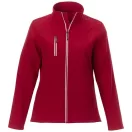 Orion women's softshell jacket, Mechanical stretch woven of 100% Polyester bonded with 100% Polyester micro fleece, Red, L