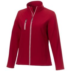   Orion women's softshell jacket, Mechanical stretch woven of 100% Polyester bonded with 100% Polyester micro fleece, Red, XL