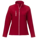Orion women's softshell jacket, Mechanical stretch woven of 100% Polyester bonded with 100% Polyester micro fleece, Red, XXL