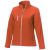 Orion women's softshell jacket, Mechanical stretch woven of 100% Polyester bonded with 100% Polyester micro fleece, Orange, XS