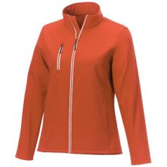   Orion women's softshell jacket, Mechanical stretch woven of 100% Polyester bonded with 100% Polyester micro fleece, Orange, S