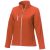 Orion women's softshell jacket, Mechanical stretch woven of 100% Polyester bonded with 100% Polyester micro fleece, Orange, S