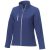 Orion women's softshell jacket, Mechanical stretch woven of 100% Polyester bonded with 100% Polyester micro fleece, Blue, S