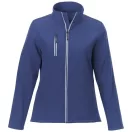 Orion women's softshell jacket, Mechanical stretch woven of 100% Polyester bonded with 100% Polyester micro fleece, Blue, XXL