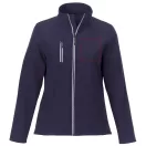 Orion women's softshell jacket, Mechanical stretch woven of 100% Polyester bonded with 100% Polyester micro fleece, Navy, XS