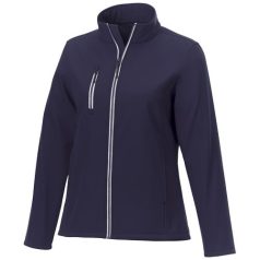   Orion women's softshell jacket, Mechanical stretch woven of 100% Polyester bonded with 100% Polyester micro fleece, Navy, L
