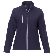   Orion women's softshell jacket, Mechanical stretch woven of 100% Polyester bonded with 100% Polyester micro fleece, Navy, XL